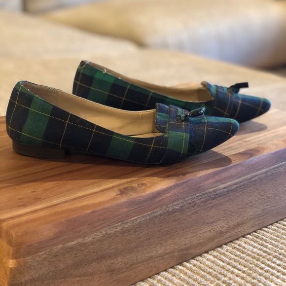 Sole Society Plaid Flats - Picture 1 of 6